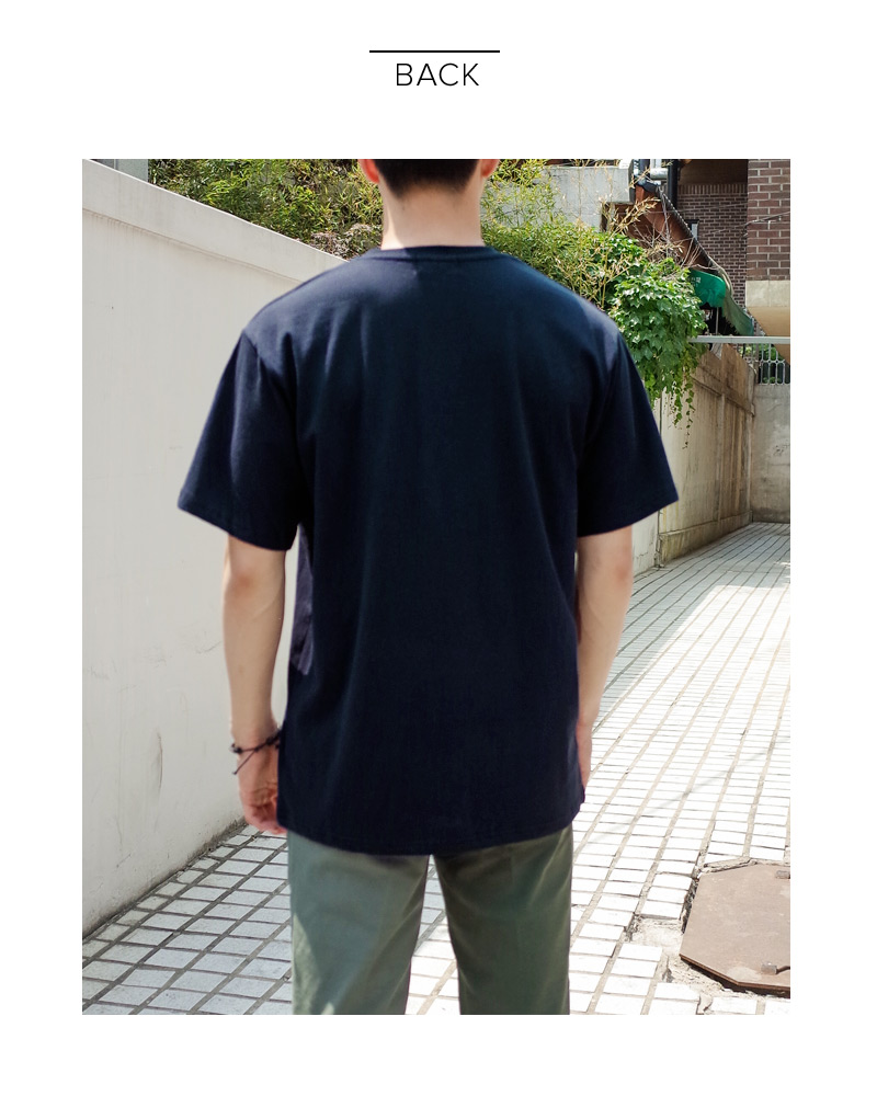 スマイル刺繍ポケット半袖Tシャツ・全4色 | 詳細画像15