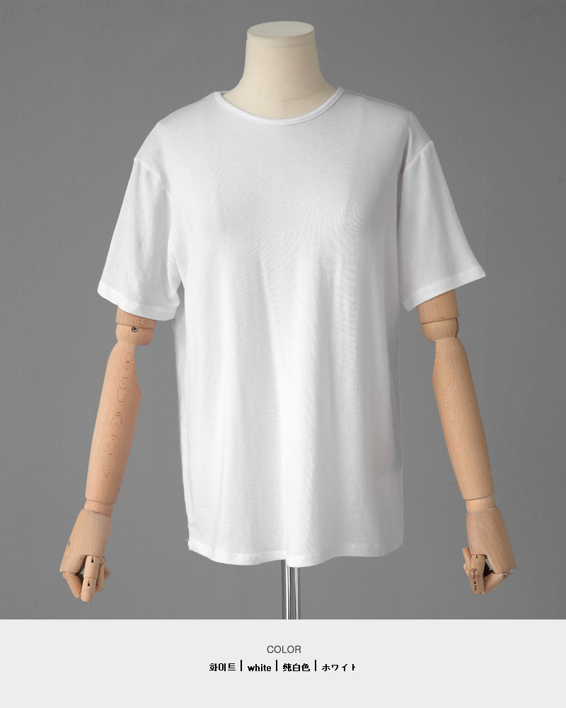 テンセルブレンド半袖Tシャツ・全4色 | DHOLIC PLUS | 詳細画像21