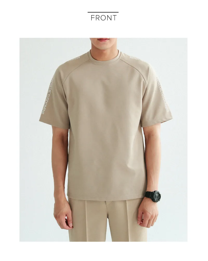 ショルダーレタリングポイントTシャツ・全4色 | 詳細画像19