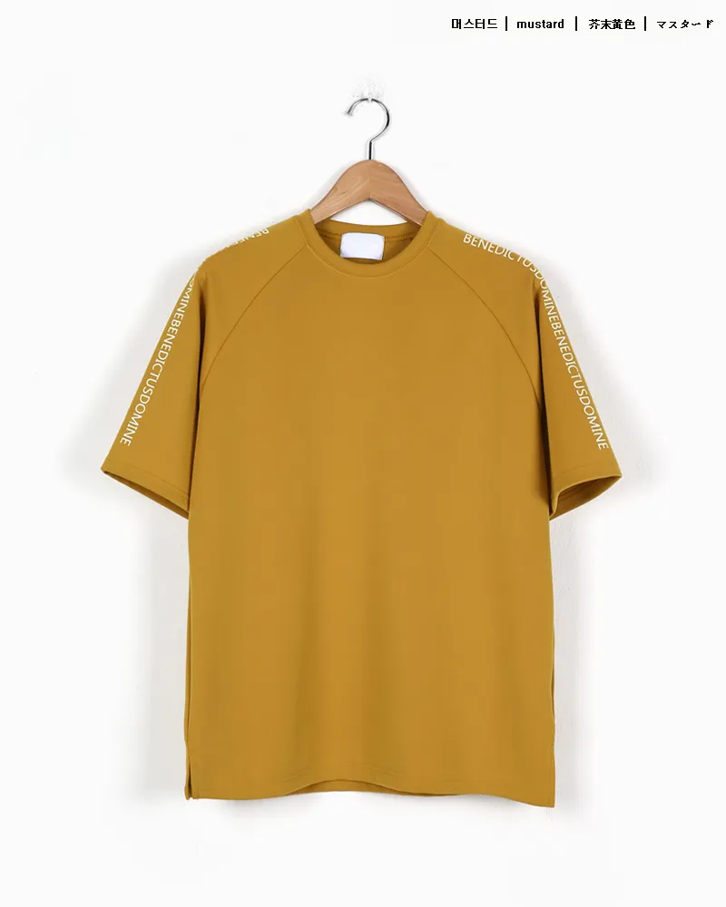 ショルダーレタリングポイントTシャツ・全4色 | 詳細画像23