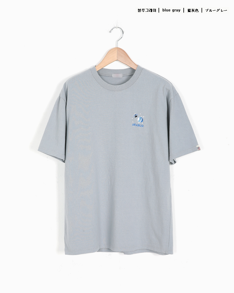 5TYPEプラネット刺繍ラウンドネックTシャツ・全5色 | 詳細画像23