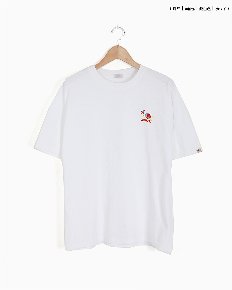 5TYPEプラネット刺繍ラウンドネックTシャツ・全5色 | 詳細画像26