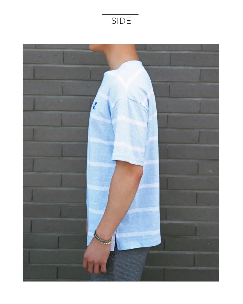 イカリ刺繍マリンボーダーTシャツ・全4色 | 詳細画像15