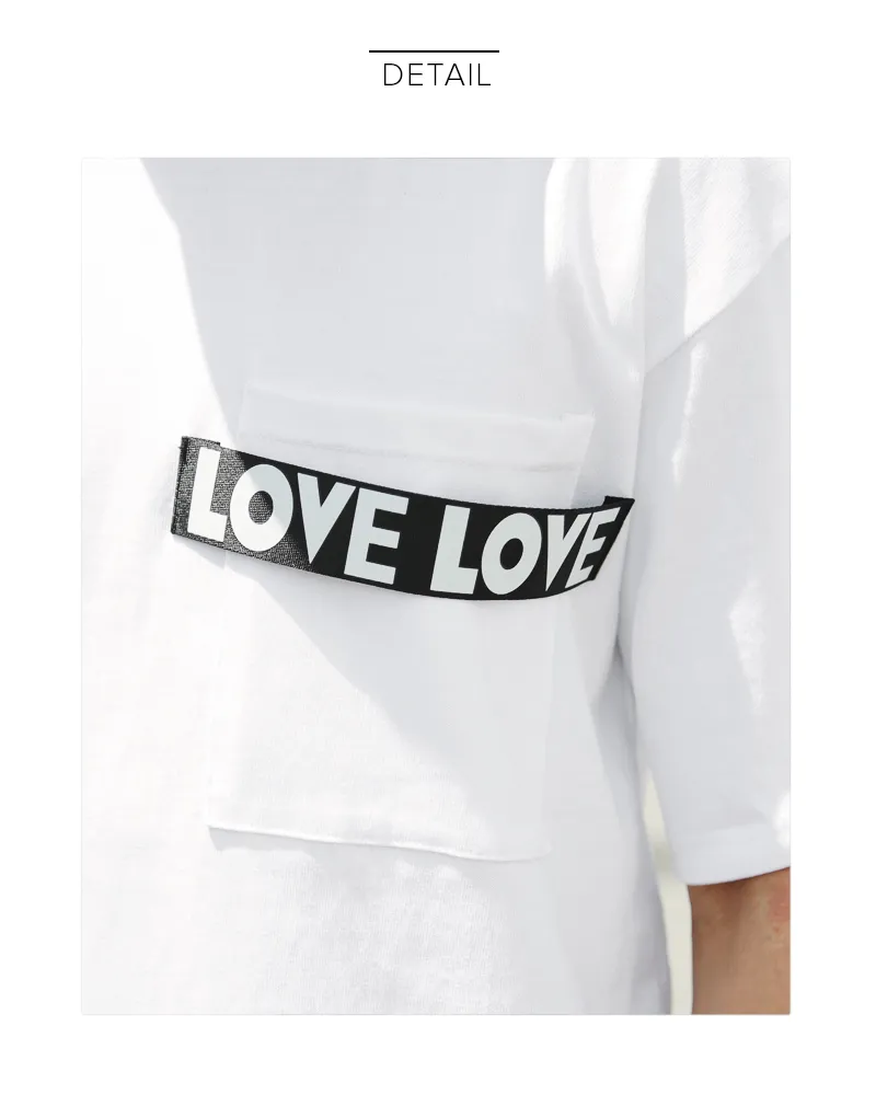 LOVEロゴパッチポケットTシャツ・全2色 | 詳細画像16