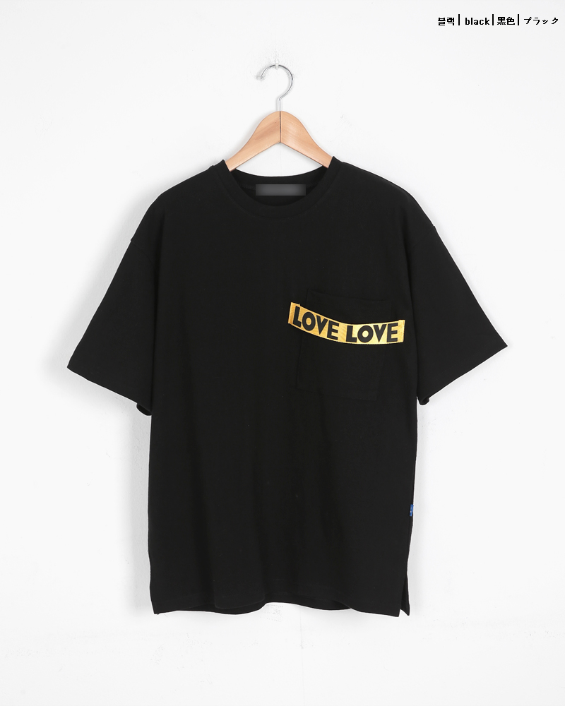 LOVEロゴパッチポケットTシャツ・全2色 | 詳細画像19