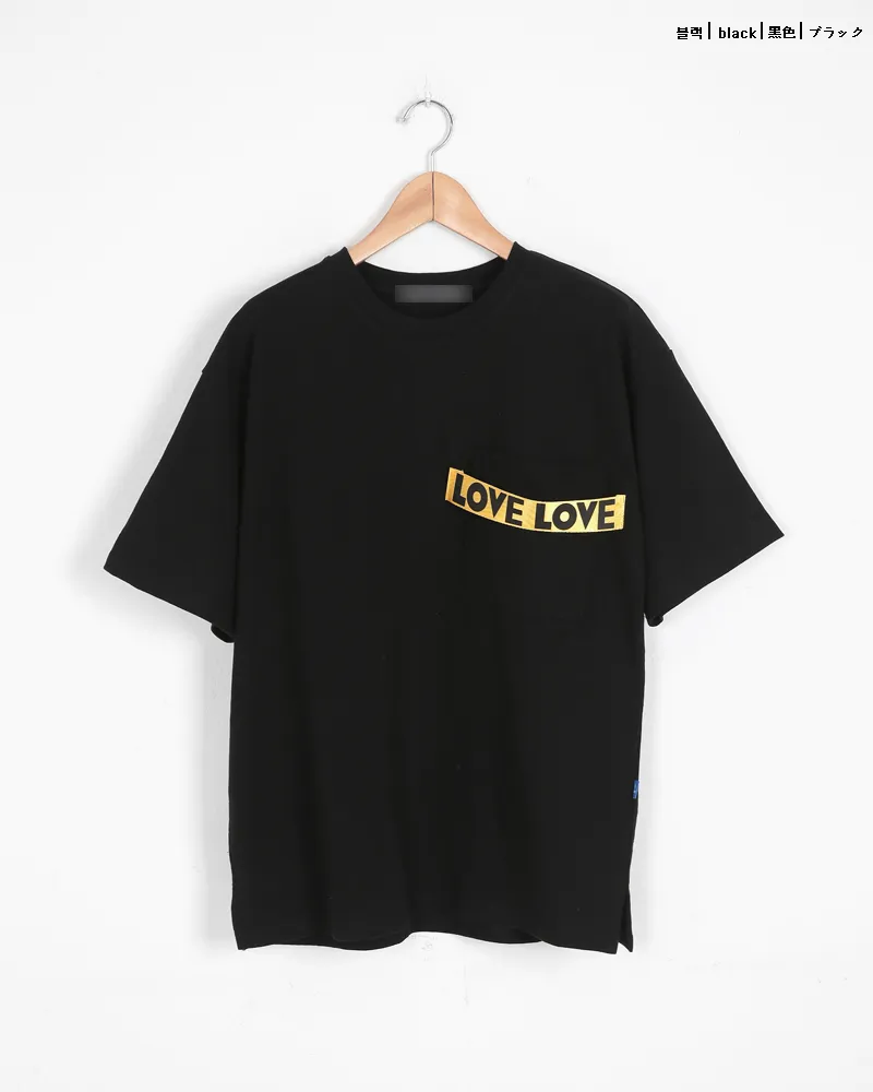 LOVEロゴパッチポケットTシャツ・全2色 | 詳細画像19