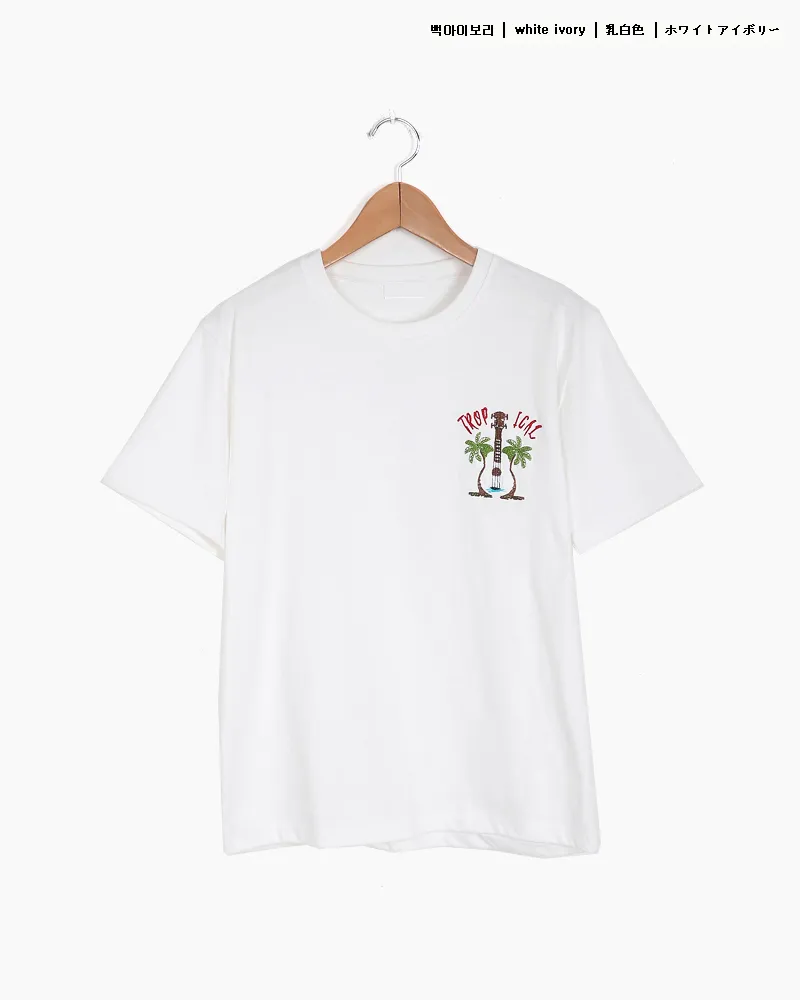 TROPICALロゴ刺繍ショートスリーブTシャツ・全3色 | 詳細画像17