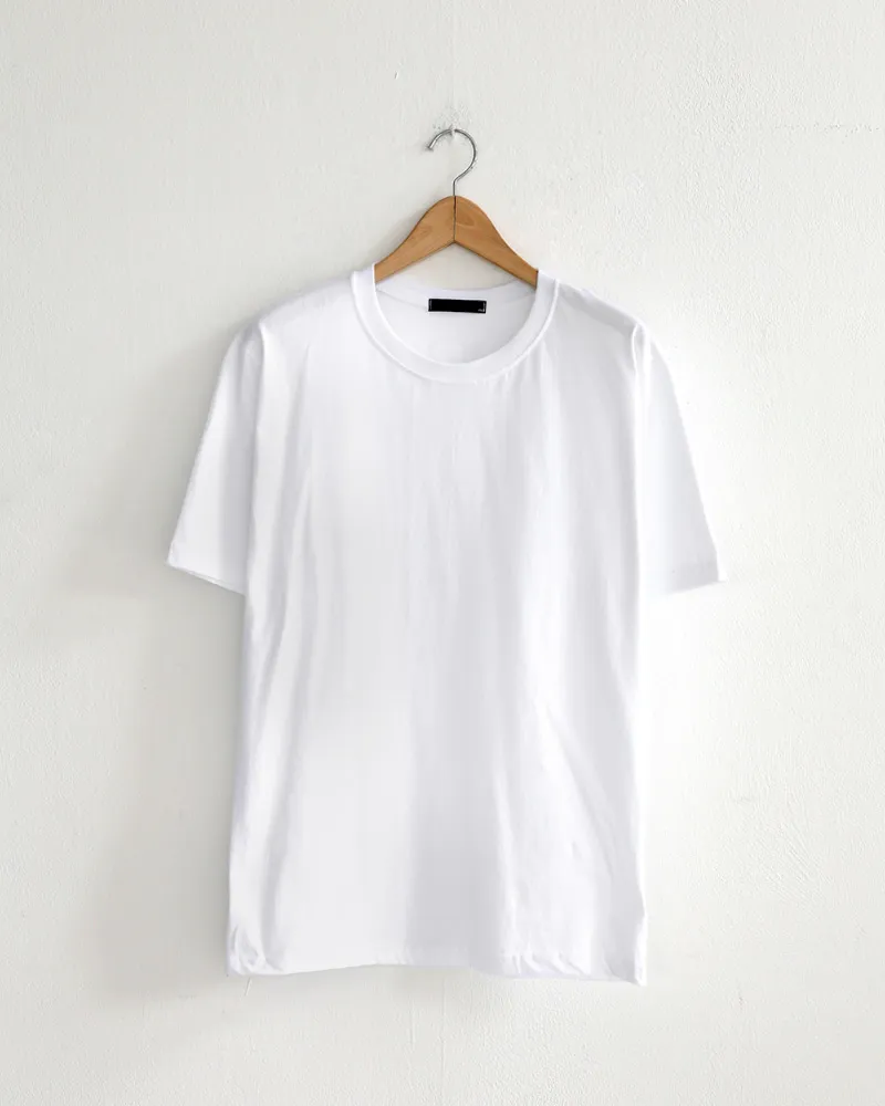 ラウンドネックTシャツ&リンクルチェックシャツSET・全3色 | 詳細画像27