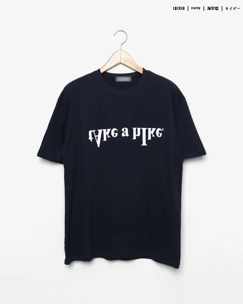 リバース英字レタリングロゴTシャツ・全5色 | 詳細画像25