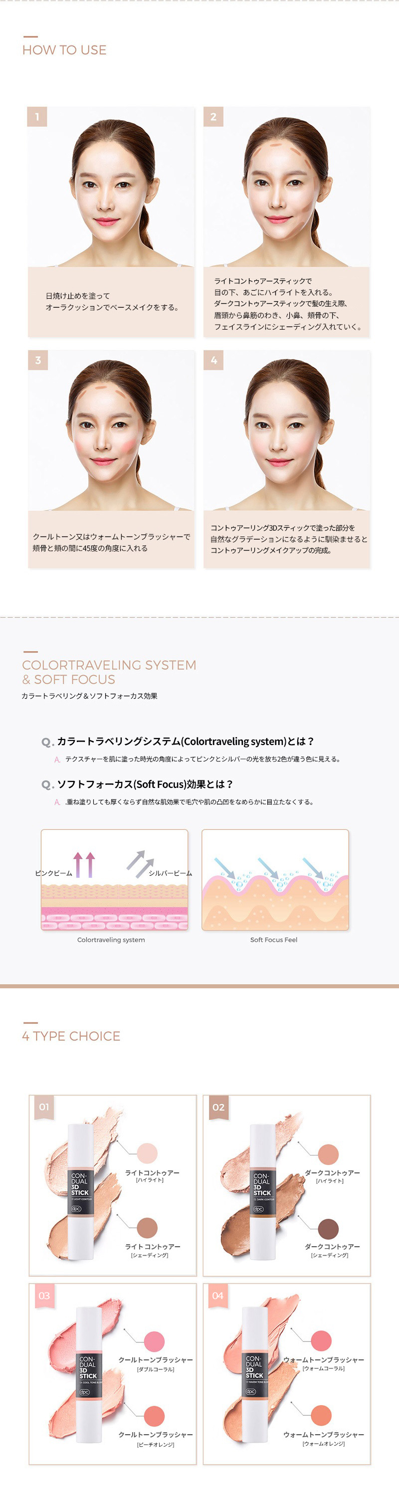 [ダーマピュアクリニック(DPC)]コントゥアーリング3Dスティックライト | 詳細画像4