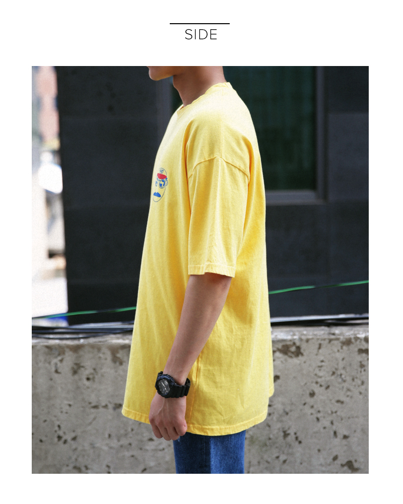 オーバーサイズイラストワンポイントTシャツ・全4色 | 詳細画像20