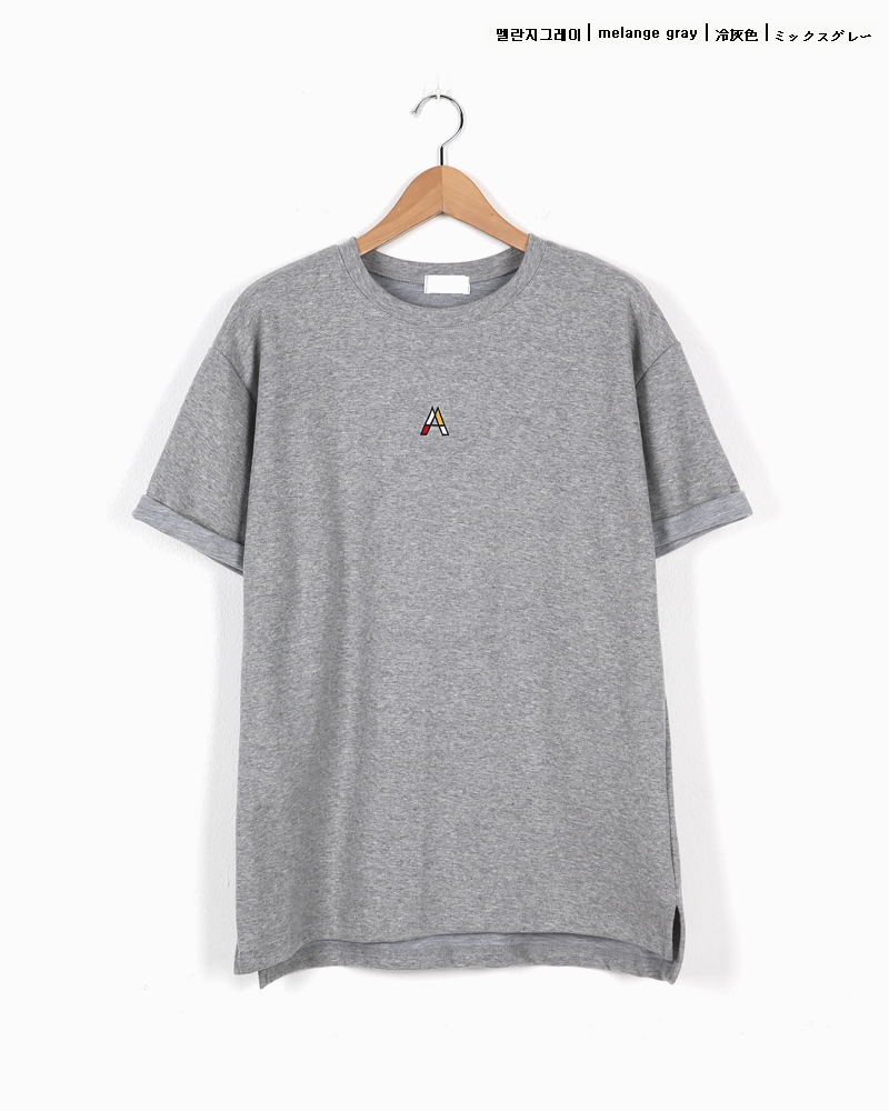 5TYPE刺繍ロールアップスリーブTシャツ・全5色 | 詳細画像20