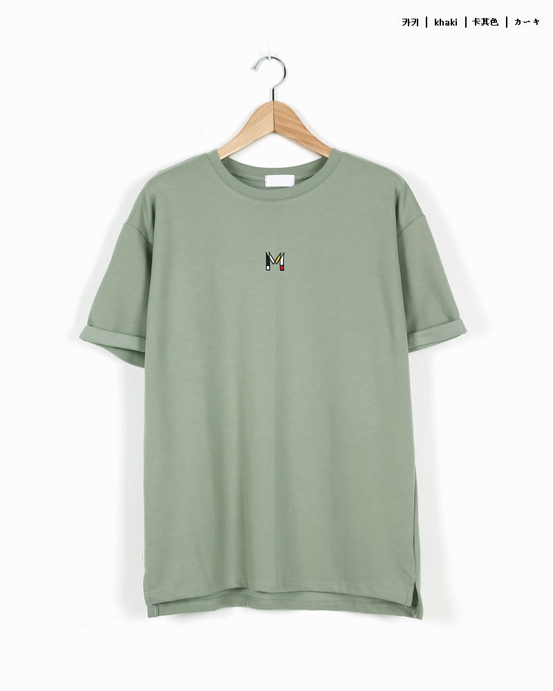 5TYPE刺繍ロールアップスリーブTシャツ・全5色 | 詳細画像23