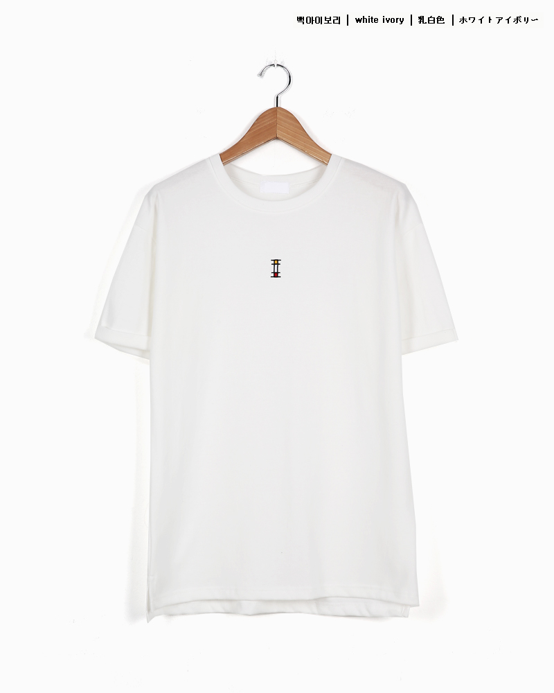 5TYPE刺繍ロールアップスリーブTシャツ・全5色 | 詳細画像25