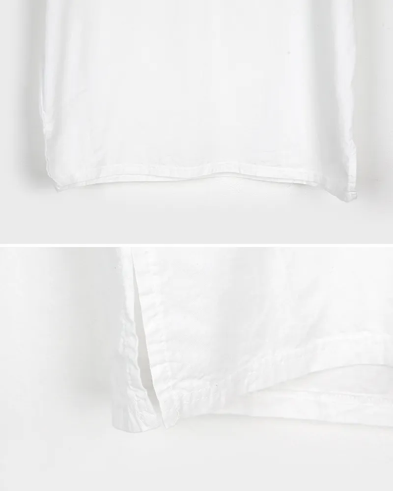 VネックハーフスリーブコットンTシャツ・全2色 | 詳細画像25