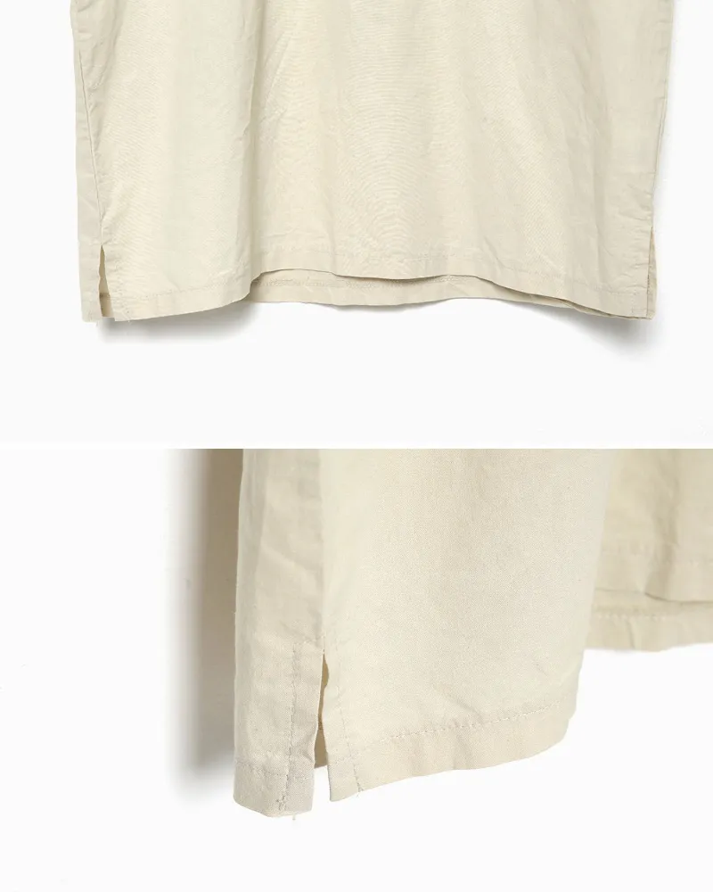 リネン混ワンポケットヘンリーネックTシャツ・全5色 | 詳細画像27