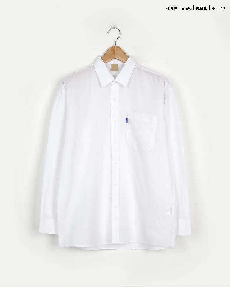 リネン混ブルータグワンポケットシャツ・全3色 | 詳細画像20