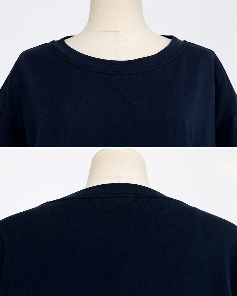 ディープスリットボクシーロングTシャツ・全3色 | DHOLIC | 詳細画像20