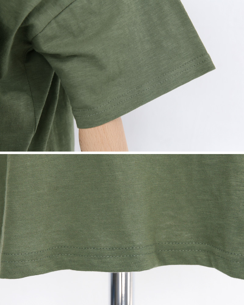 フラワー刺繍オーバーサイズTシャツ・全3色 | DHOLIC | 詳細画像23