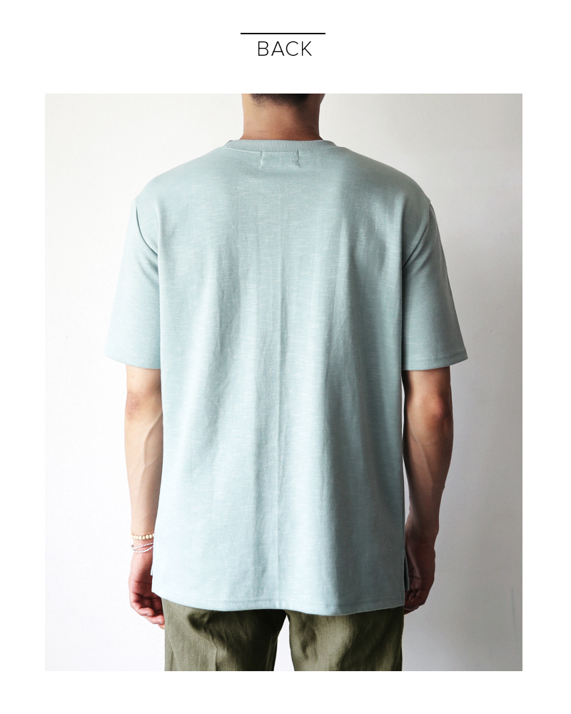 アンバランススリットヘム半袖Tシャツ・全7色 | 詳細画像32