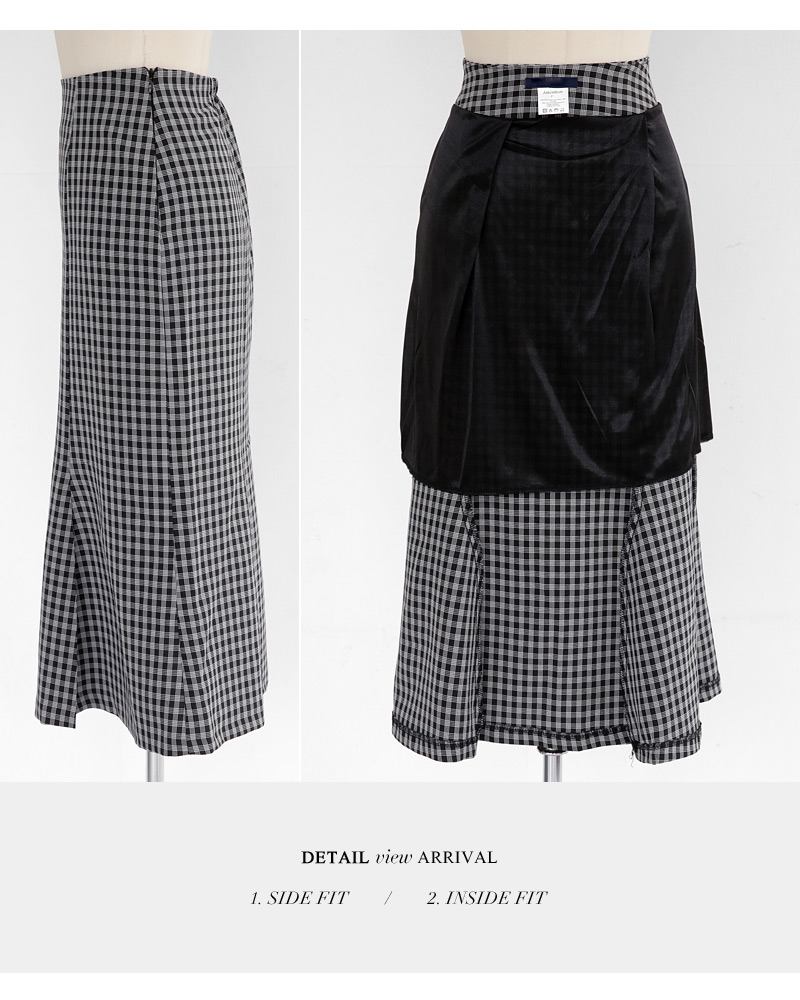 チェックマーメイドスカート・全2色 | DHOLIC | 詳細画像19