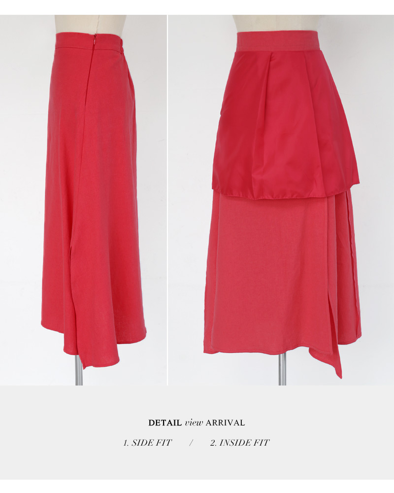 アンバランスサイドスリットAラインスカート・全3色 | DHOLIC | 詳細画像32