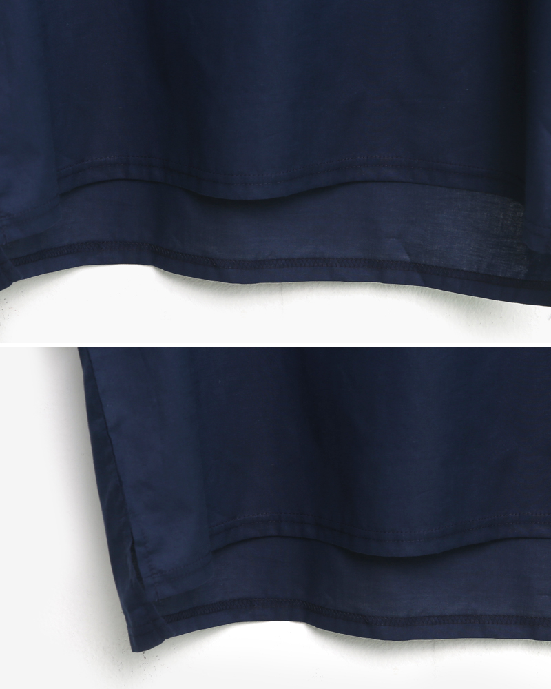 スリットネックアンバランスヘムTシャツ・全3色 | 詳細画像24