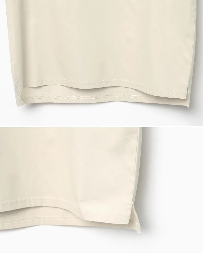 アンバランスヘムスリットネックTシャツ・全5色 | 詳細画像38