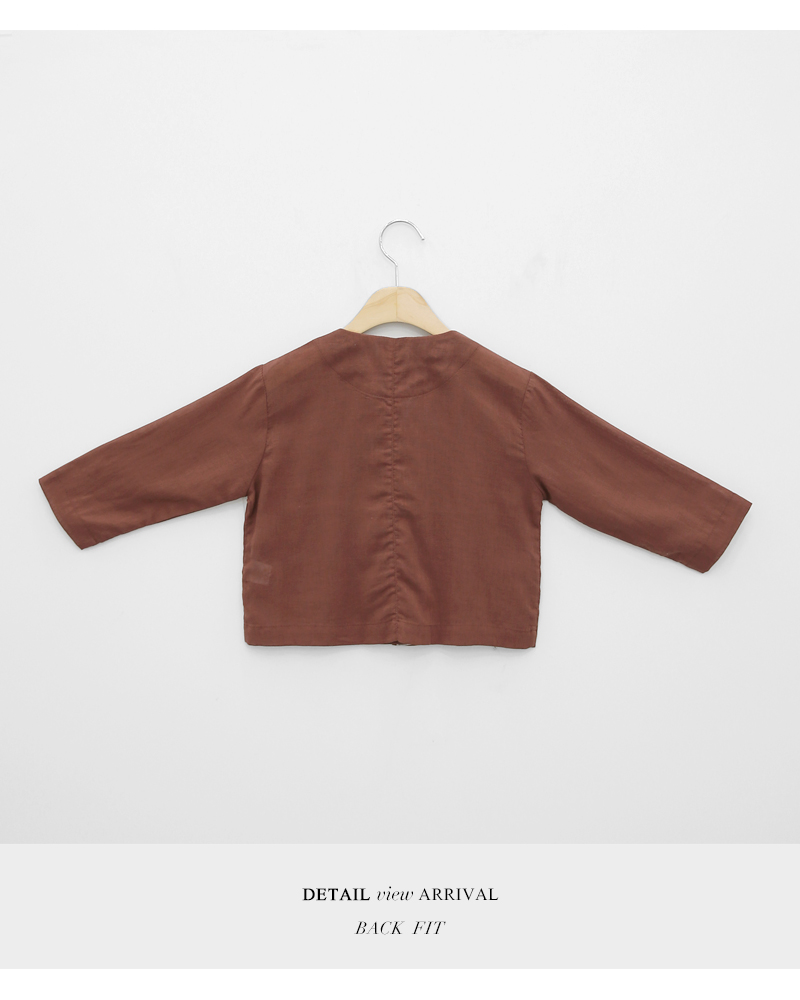 [3~8歳]ノーカラーポケットジャケット・全1色 | 詳細画像16