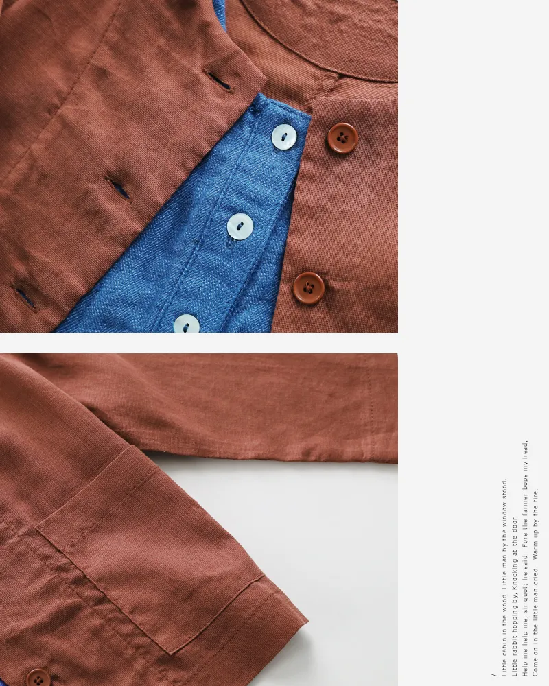 [3~8歳]ノーカラーポケットジャケット・全1色 | 詳細画像10