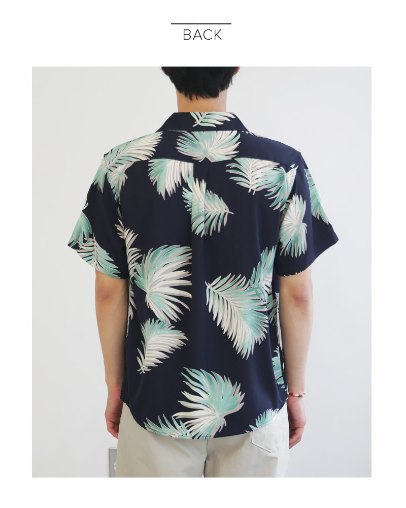 シルキーハワイアンオープンカラーシャツ・全2色 | 詳細画像21