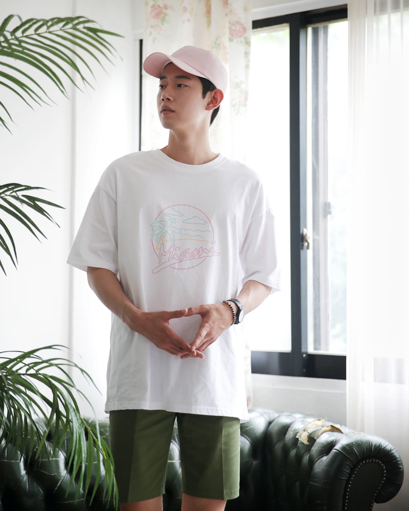 ネオンサインハーフスリーブTシャツ・全2色 | 詳細画像9