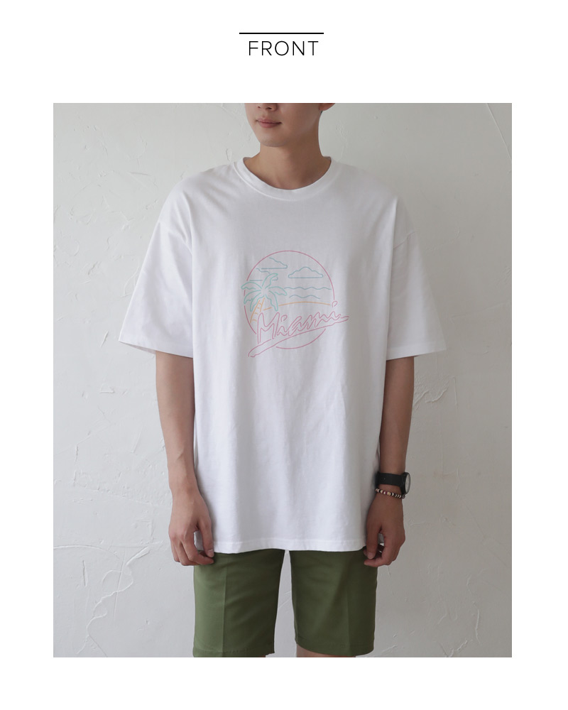 ネオンサインハーフスリーブTシャツ・全2色 | 詳細画像14