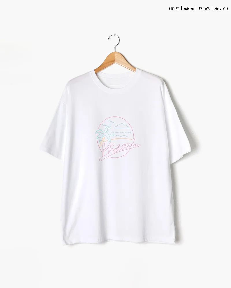 ネオンサインハーフスリーブTシャツ・全2色 | 詳細画像18