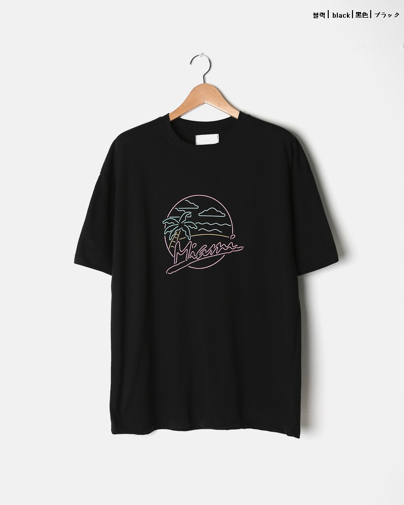 ネオンサインハーフスリーブTシャツ・全2色 | 詳細画像20