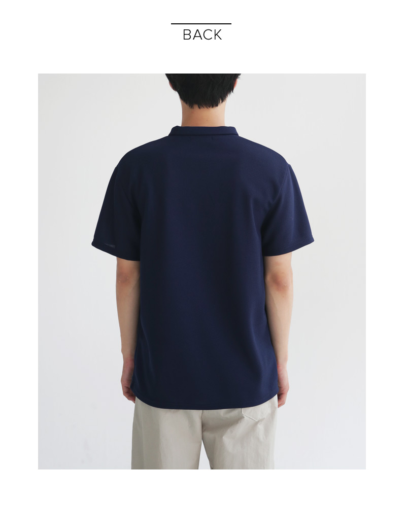スリットスタンドカラー半袖Tシャツ・全3色 | 詳細画像24