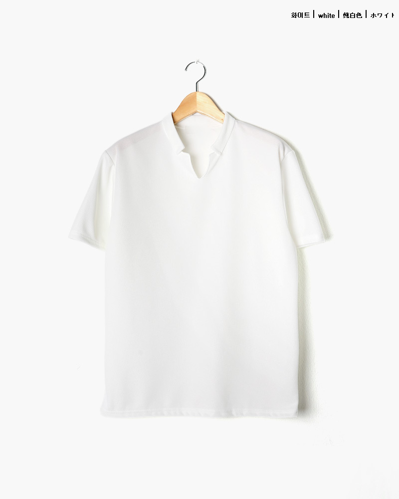 スリットスタンドカラー半袖Tシャツ・全3色 | 詳細画像29