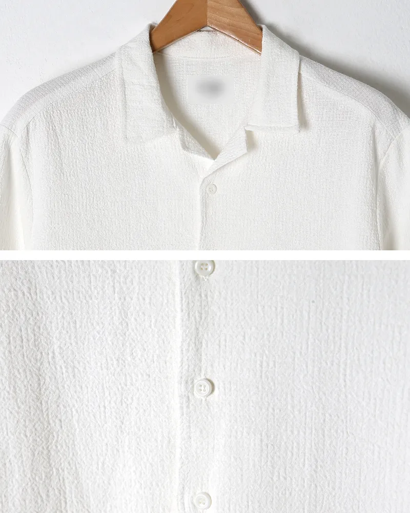 オープンカラー半袖リンクルシャツ・全3色 | 詳細画像21
