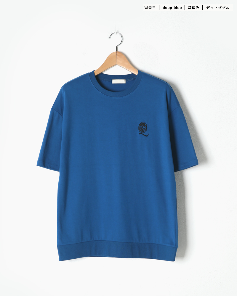 スカル刺繍ワンポイントTシャツ・全4色 | 詳細画像20