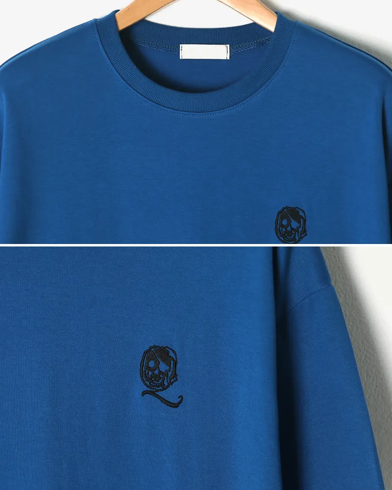 スカル刺繍ワンポイントTシャツ・全4色 | 詳細画像25