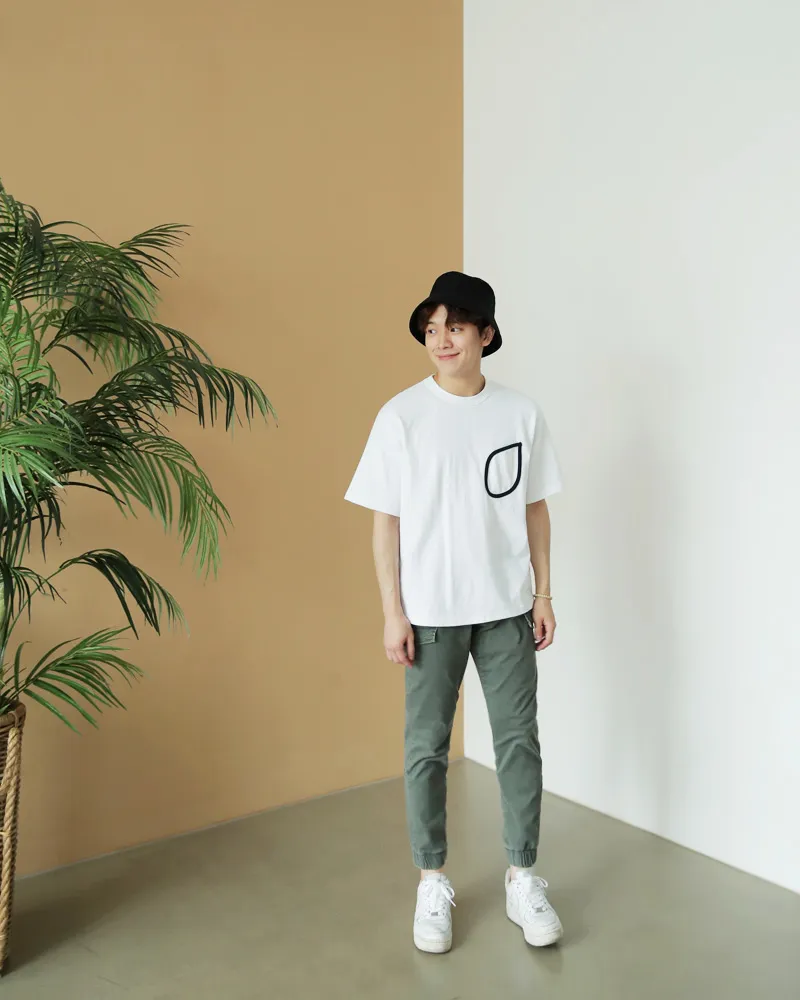 ユニークポケットハーフスリーブTシャツ・全3色 | 詳細画像16