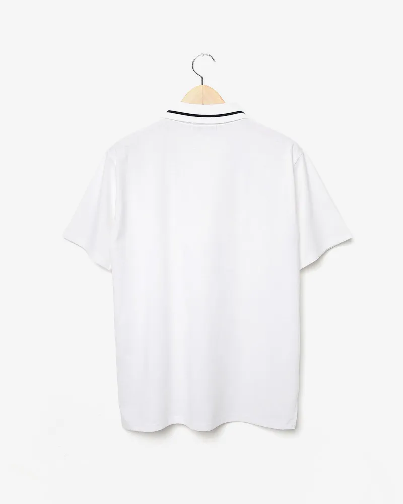 ポロカラーラインポイント半袖Tシャツ・全2色 | 詳細画像18