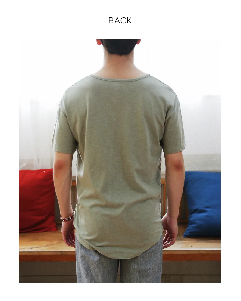 ラウンドヘムUネックショートスリーブTシャツ・全4色 | 詳細画像23