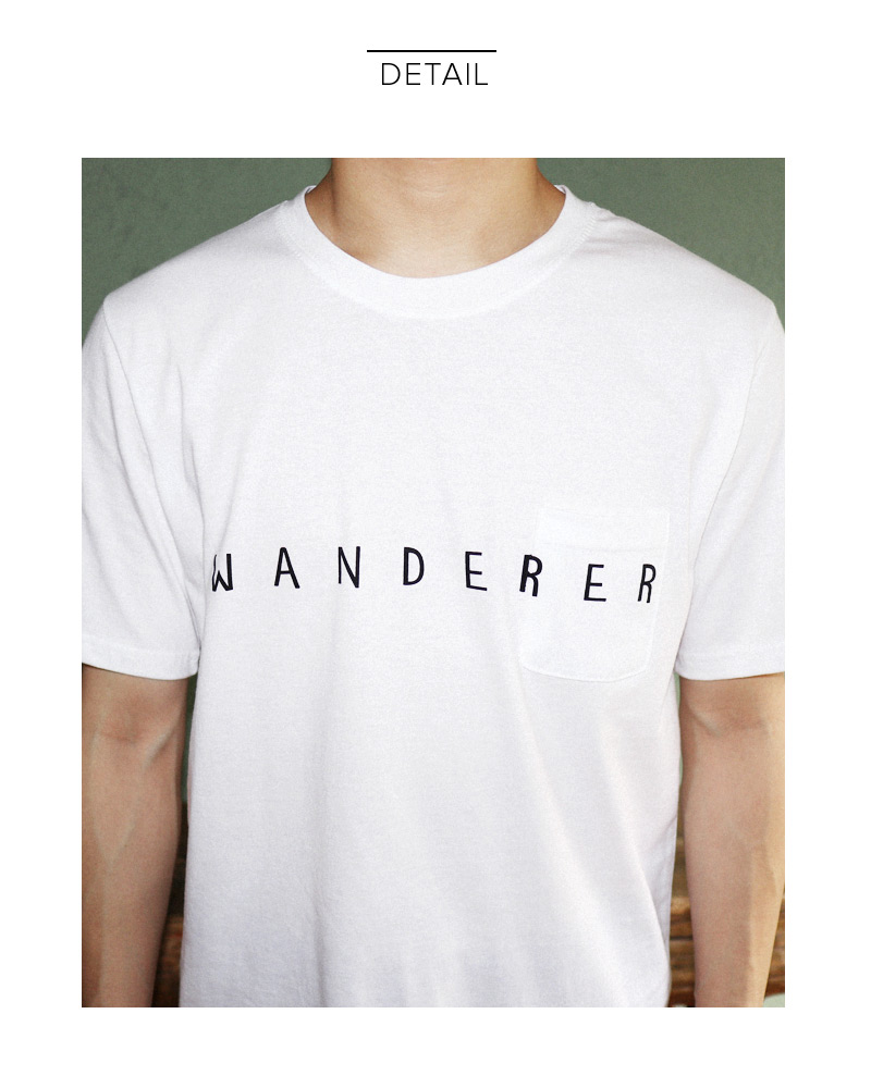 WANDERERワンポケットTシャツ・全2色 | 詳細画像20