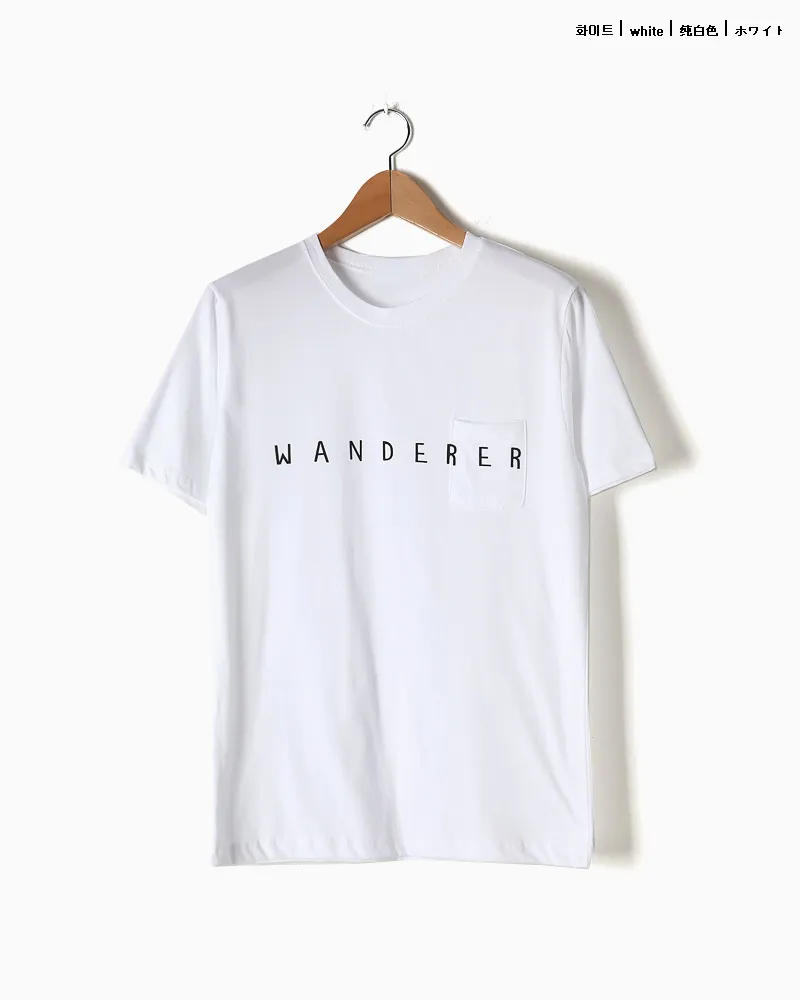 WANDERERワンポケットTシャツ・全2色 | 詳細画像21