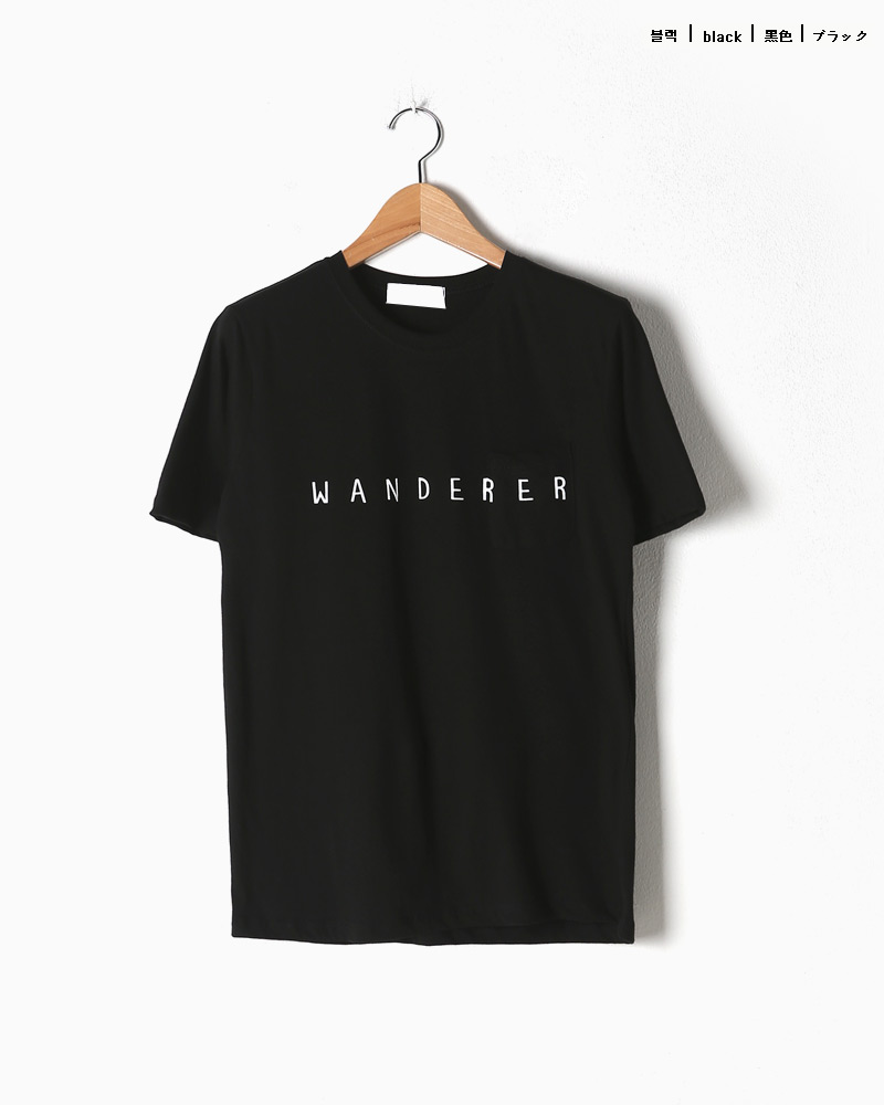 WANDERERワンポケットTシャツ・全2色 | 詳細画像23