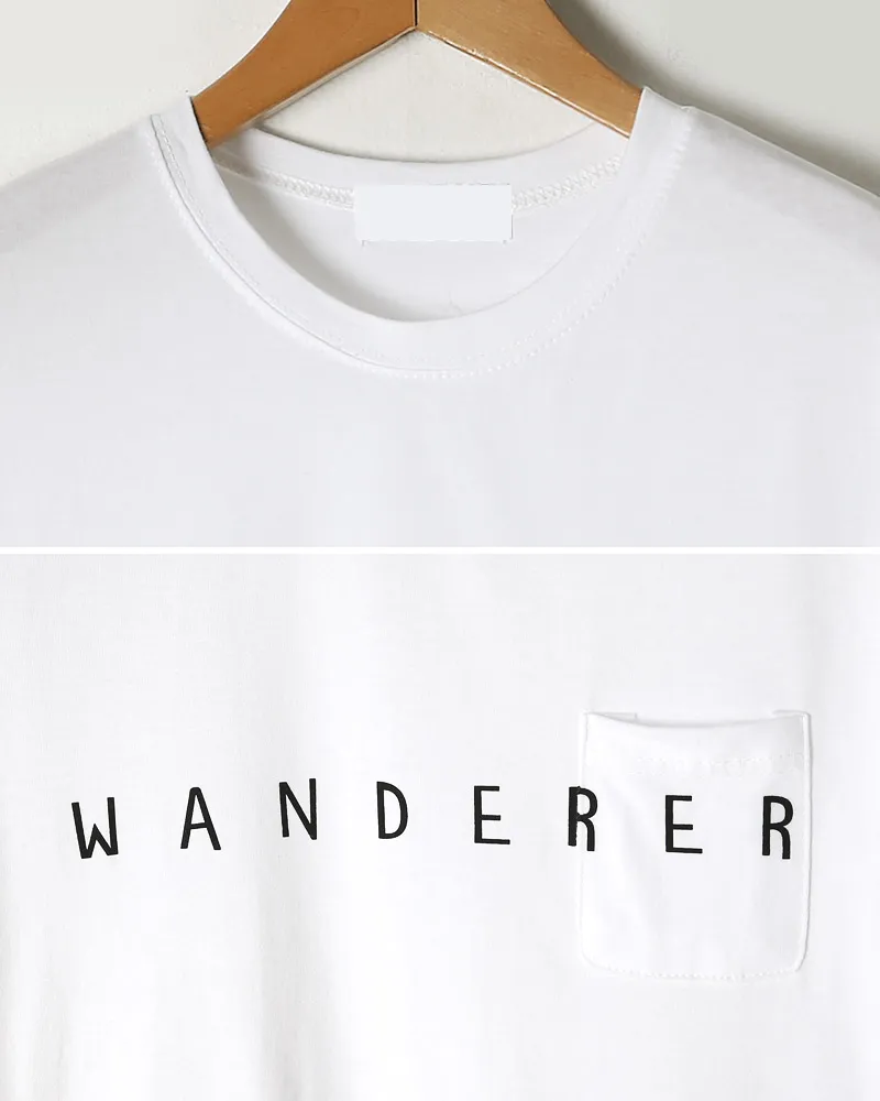 WANDERERワンポケットTシャツ・全2色 | 詳細画像24