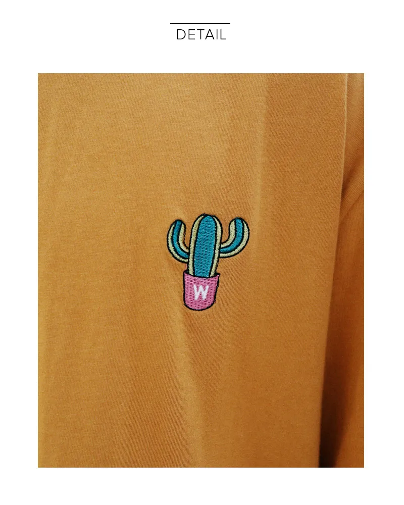 サボテン刺繍オーバーサイズTシャツ・全3色 | 詳細画像14