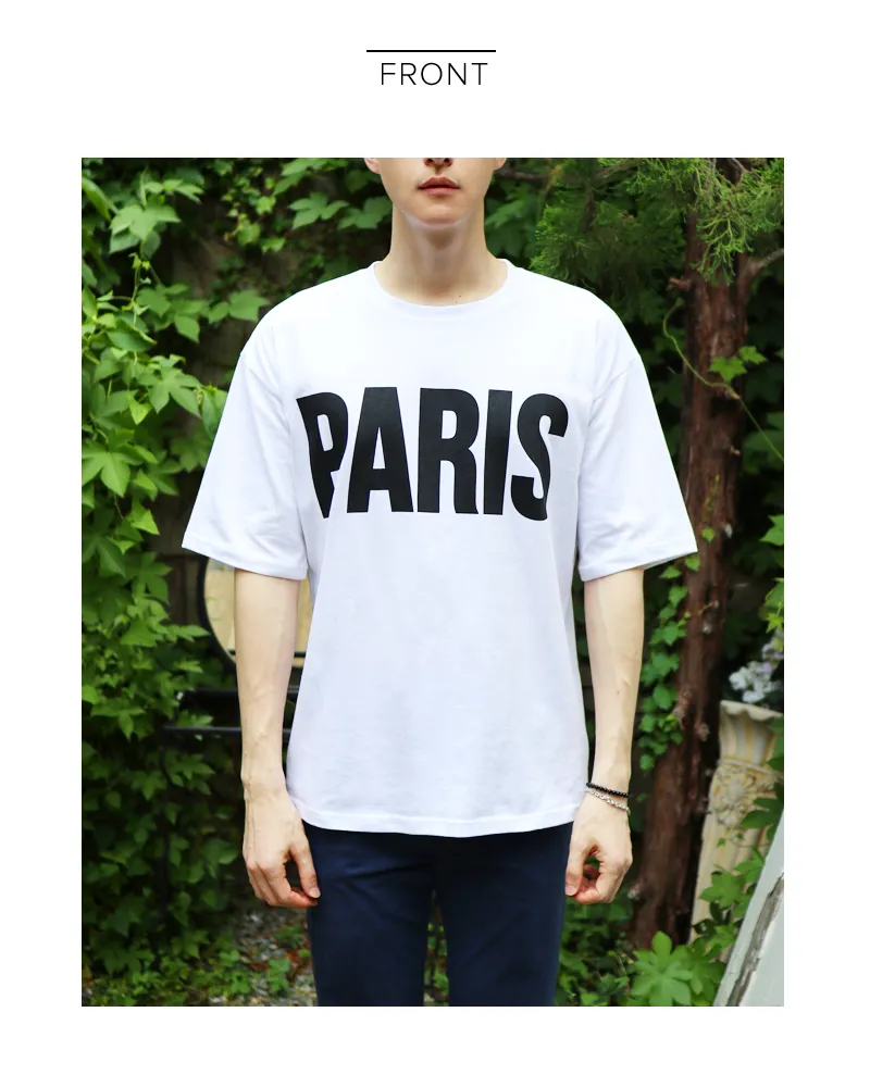 PARISハーフスリーブTシャツ・全2色 | 詳細画像15