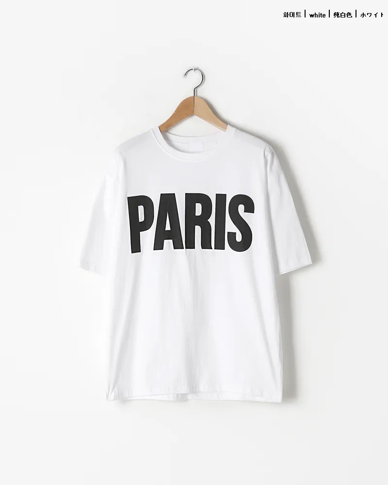 PARISハーフスリーブTシャツ・全2色 | 詳細画像19